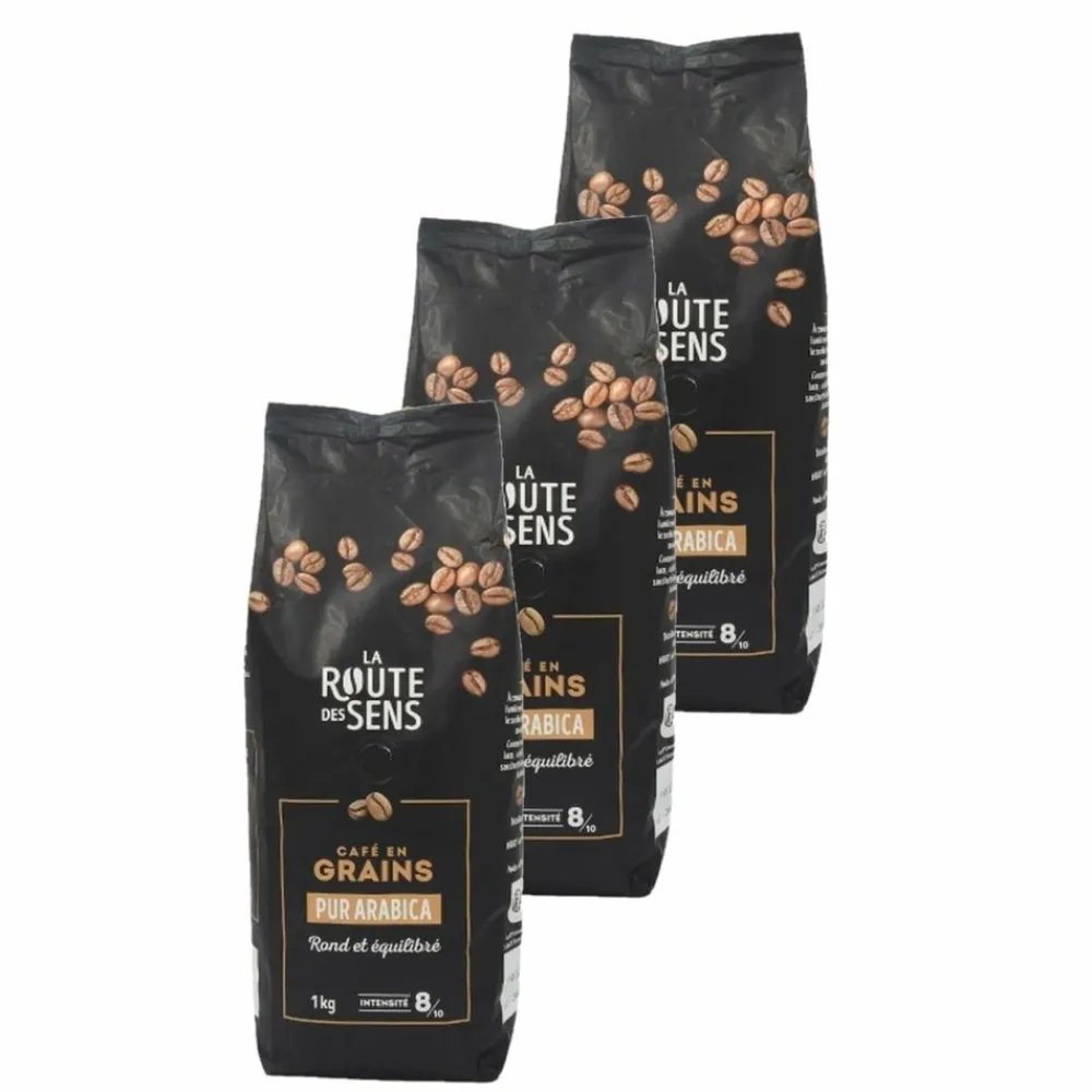 La Route Des Sens - Café en grains 100% arabica - Discount