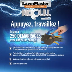 Lawnmaster Coupe-Bordures Et Débroussailleuses | - Coupe bordures thermique 26cc avec démarrage électrique -