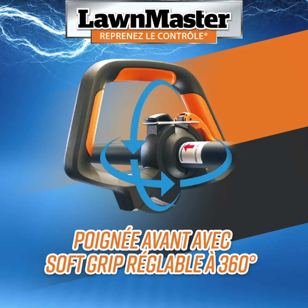 Lawnmaster Coupe-Bordures Et Débroussailleuses | - Coupe bordures thermique 26cc avec démarrage électrique -