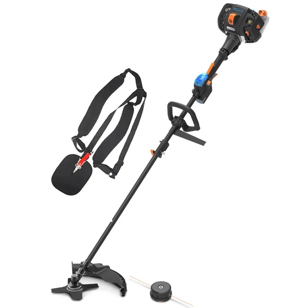 Lawnmaster Coupe-Bordures Et Débroussailleuses | - Débroussailleuse thermique 26cc avec démarrage électrique -