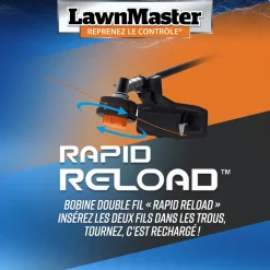 Lawnmaster Coupe-Bordures Et Débroussailleuses | - Débroussailleuse thermique 26cc avec démarrage électrique -