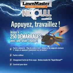 Lawnmaster Coupe-Bordures Et Débroussailleuses | - Débroussailleuse thermique 31cc avec démarrage électrique -