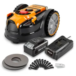 Lawnmaster Tondeuses | - Robot tondeuse autonome 24v - 8ah sans fil périmétrique - le robot le plus simpl