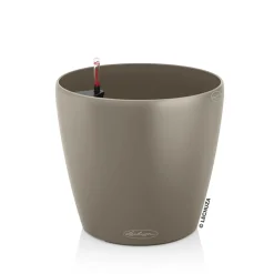 Lechuza Cache-Pots Et Bacs D'Intérieur|Pots Et Jardinières | - Pot Classico Color, coloris brun sable D.43cm