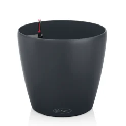 Lechuza Cache-Pots Et Bacs D'Intérieur|Pots Et Jardinières | - Pot Classico Color, coloris gris ardoise D.43xH.40cm