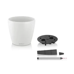 Lechuza Cache-Pots Et Bacs D'Intérieur|Pots Et Jardinières | - Pot Classico Color, coloris gris ardoise D.43xH.40cm