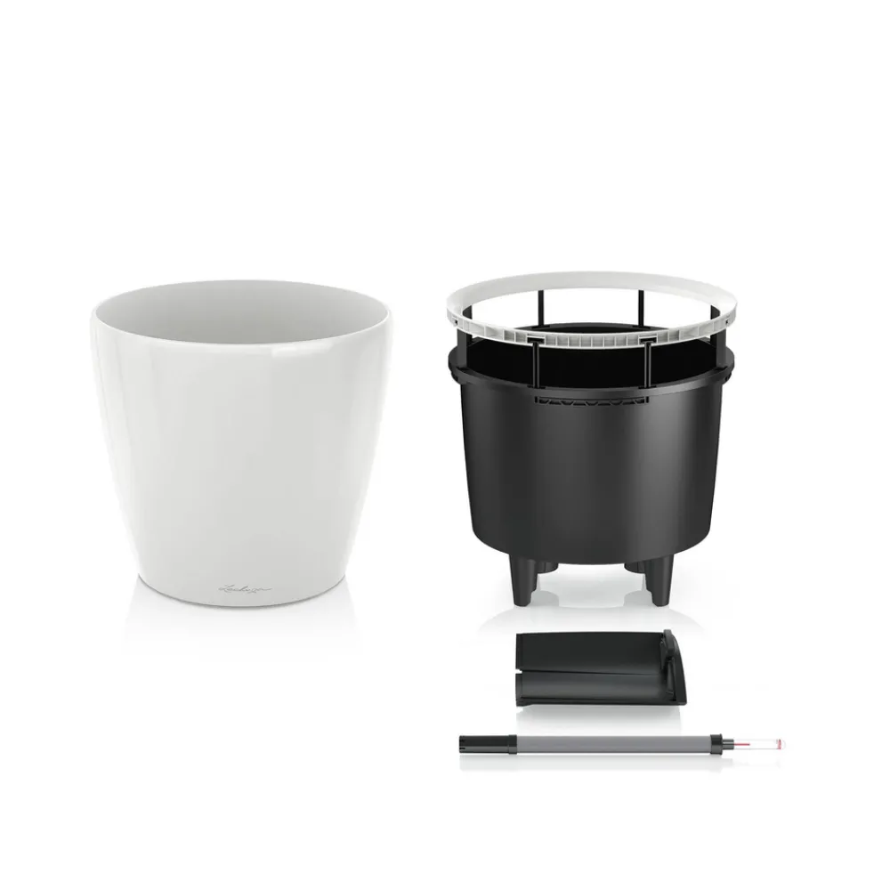 Lechuza - Pot Classico Premium, coloris blanc D.35cm New