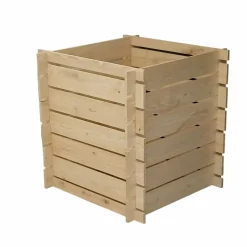 Le Livet Jardinage Écologique | - Composteur adèle 120 l châtaignier