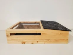 Le Livet Terrariums, Vivariums Et Accessoires | - Terrarium pour tortue de terre en douglas 82,2x62x22 cm