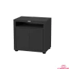 Le Marquier Barbecues Et Planchas | - Meuble avec tablette pour cuisine d'extérieur, noir - L.80xl.55xH.79cm