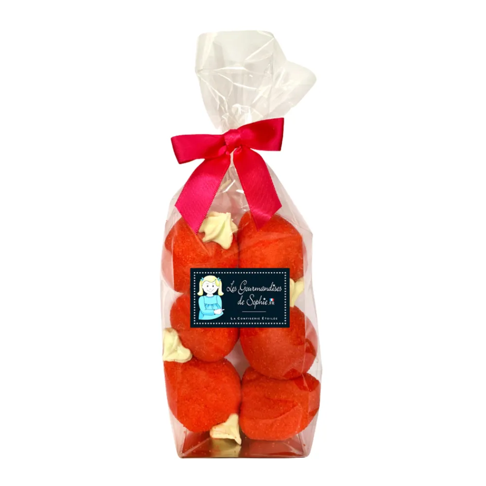Les Gourmandises de Sophie - Sachet confiseries : grosses fraises guimauves - 105g Best