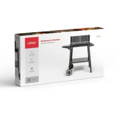 Livoo - barbecue à charbon 48.5 x 28.8cm - doc328 Clearance