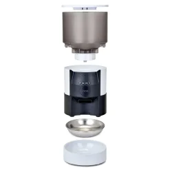 Livoo - distributeur de croquettes automatique 5w blanc - pet100 Discount