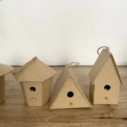 NA Lot de 6 nichoirs en carton à personliser Clearance