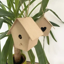 NA Lot de 6 nichoirs en carton à personliser Clearance