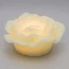 Lotti - Bougie en forme de rose lumineuse cire ivoire à piles led blanc chaud effet flamme Best