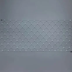 Lotti Eclairage D’Extérieur | - Filet lumineux 2x1m 120 led blanc froid prolongeable 31v câble vert ip44 smart connect