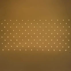 Lotti Eclairage D’Extérieur | - Filet lumineux 2x1m 120 led blanc chaud prolongeable 31v câble blanc ip44 smart connect