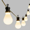 Lotti Eclairage D’Extérieur | - Guirlande guinguette design 10 ampoules goutte 5,5m prolongeable