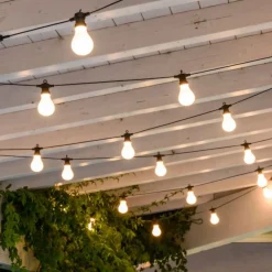 Lotti Eclairage D’Extérieur | - Guirlande guinguette design 10 ampoules goutte 5,5m prolongeable