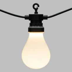 Lotti Eclairage D’Extérieur | - Guirlande guinguette design 10 ampoules goutte 5,5m prolongeable