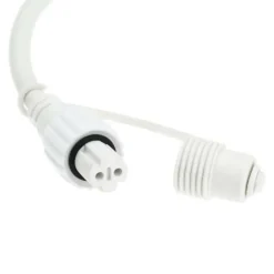 Lotti Eclairage D’Extérieur | - Guirlande guinguette extérieure câble blanc 5m 5 douilles e27 prolongeable ip44 luxa 230v