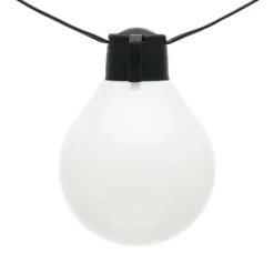 Lotti Eclairage D’Extérieur | - Guirlande guinguette électrique câble avec led illuminées 25 globes blanc chaud