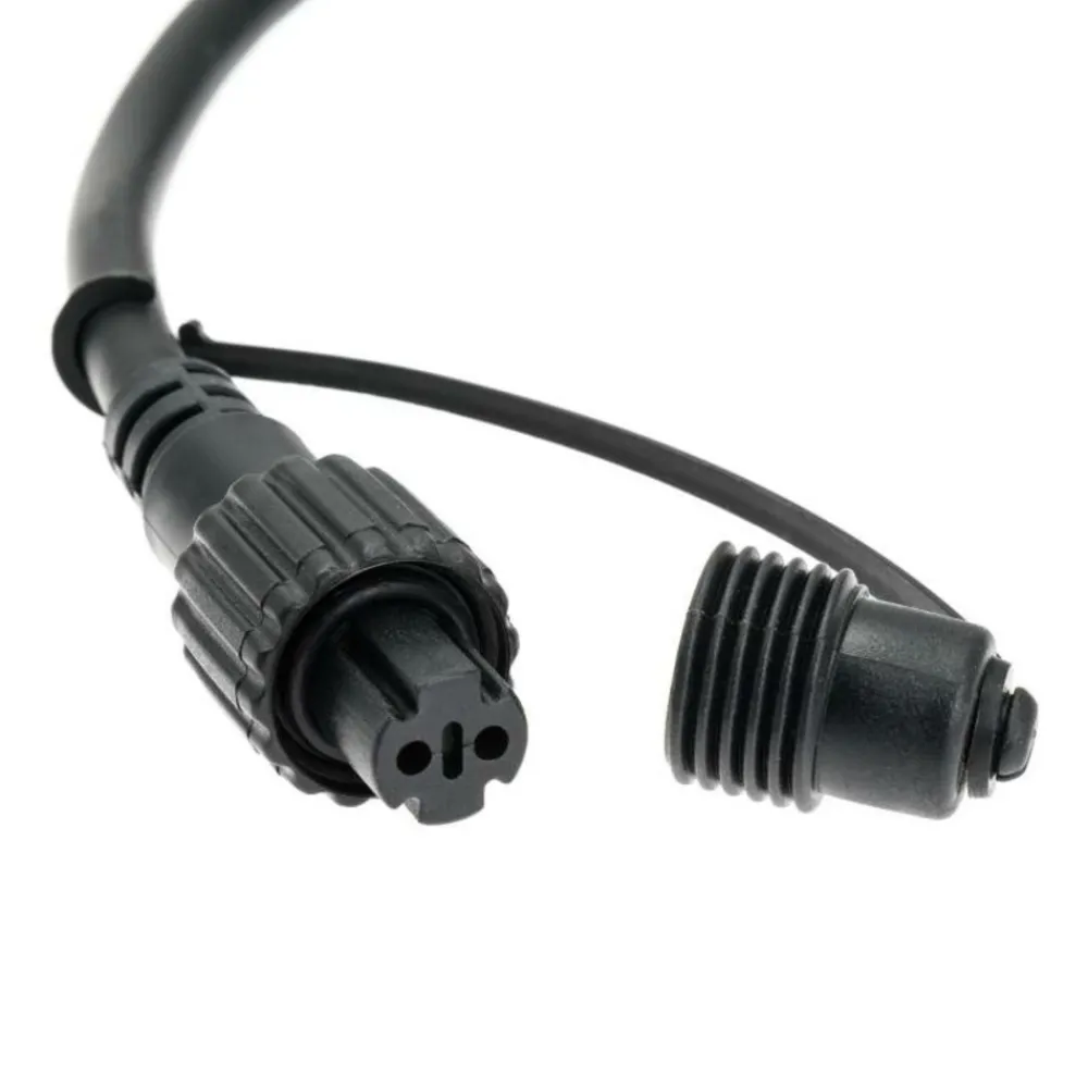 Lotti Eclairage D’Extérieur | - Guirlande guinguette 5m 8 douilles e27 câble noire prolongeable ip44 luxa 230v