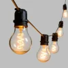 Lotti - Guirlande guinguette vintage extérieur filament spirale blanc chaud basse tension 36v 5m 10 led extensible Sale