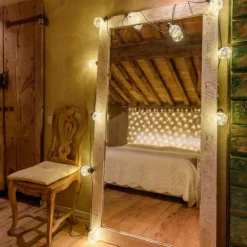 Lotti Eclairage D’Extérieur | - Guirlande style guinguette vintage 5m 10 globes g80 fil lumineux micro led blanc chaud 31v