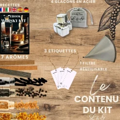 Louise & Gaston - Kit découverte aromatisation whisky arrangé New