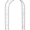 Louis Moulin - Arche basics tube rond 16 vitrail - 130x40x250 cm - noir