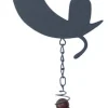 Louis Moulin - Carillon en forme de chat et de lune avec perles - anthracite Discount