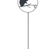 Louis Moulin - Déco de jardin à piquer en forme d'ecureuil - 35x122,5cm - anthracite New