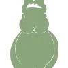 Louis Moulin - Figurine à piquer en forme de lapin 17x43,5cm - vert pâle Outlet