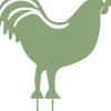 Louis Moulin - Figurine à piquer coq - 42,5x42 cm - vert clair Outlet