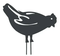Louis Moulin Objets De Décoration | - Figurine à piquer poule - 28x39 cm - anthracite