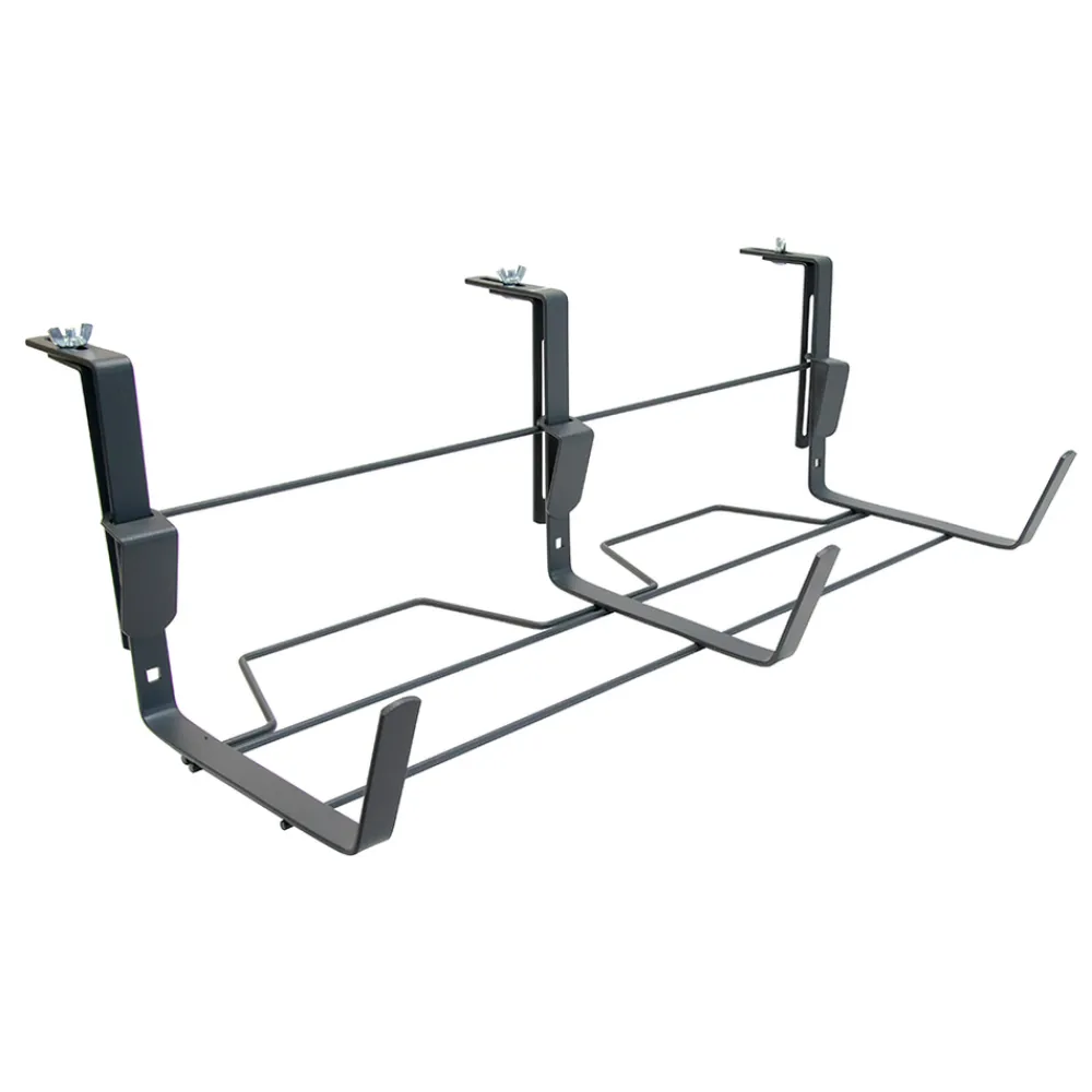 Louis Moulin - Support jardinière à fixations réglables, en métal anthracite 40-80 cm Clearance