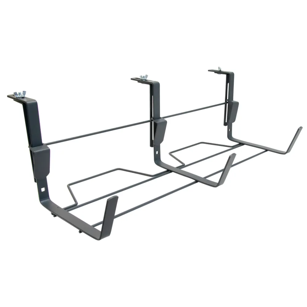 Louis Moulin - Support jardinière à fixations réglables, en métal anthracite 40-80 cm Clearance