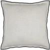 Lovely Casa Objets De Décoration | - - coussin coton volant plat feston noir