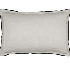 Lovely Casa Objets De Décoration | - - coussin volant plat feston noir coton