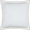 Lovely Casa Objets De Décoration | - - coussin coton volant plat feston noir