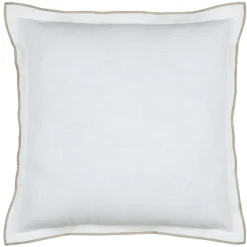 Lovely Casa Objets De Décoration | - - coussin coton volant plat feston noir