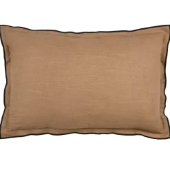 Lovely Casa Objets De Décoration | - - coussin volant plat feston noir coton