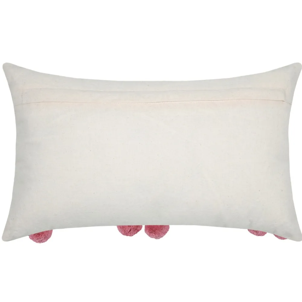 Lovely Casa Objets De Décoration | - - coussin avec cerises en relief pompons