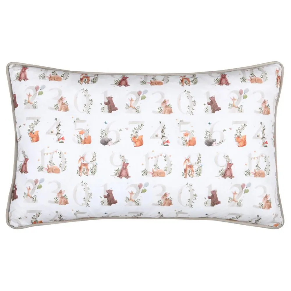 Lovely Casa Objets De Décoration | - - coussin rectangulaire enfant animaux de la forêt