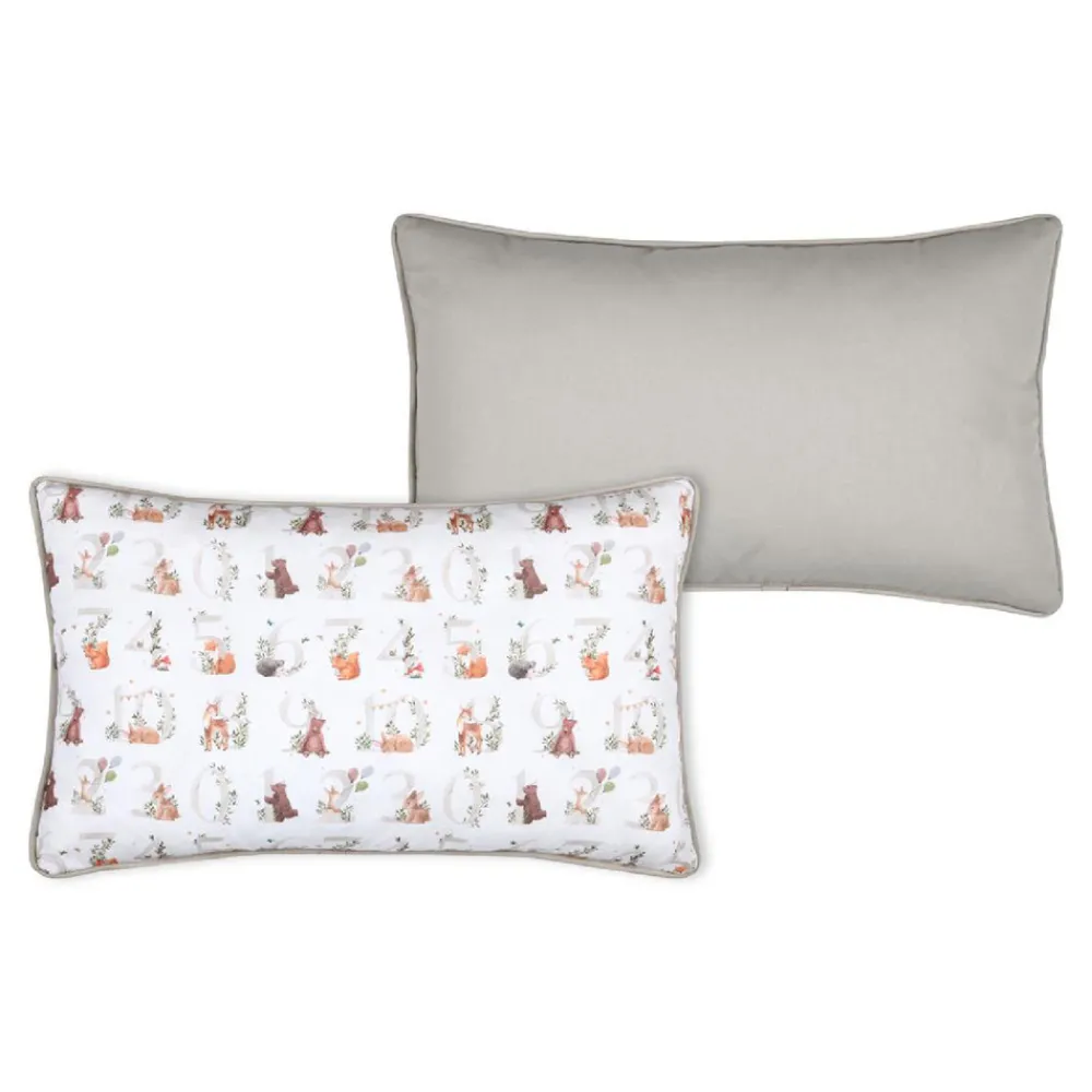 Lovely Casa Objets De Décoration | - - coussin rectangulaire enfant animaux de la forêt