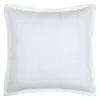 Lovely Casa Objets De Décoration | - - coussin carré uni en gaze de coton surpiquée