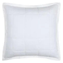 Lovely Casa Objets De Décoration | - - coussin carré uni en gaze de coton surpiquée