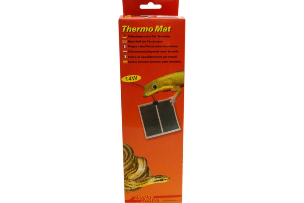 Lucky Reptile - Tapis chauffant 14w pour terrarium - thermo mat 28 x 28 cm - chauffage pour reptiles (lézards, serpents), amphibiens et inverté Online